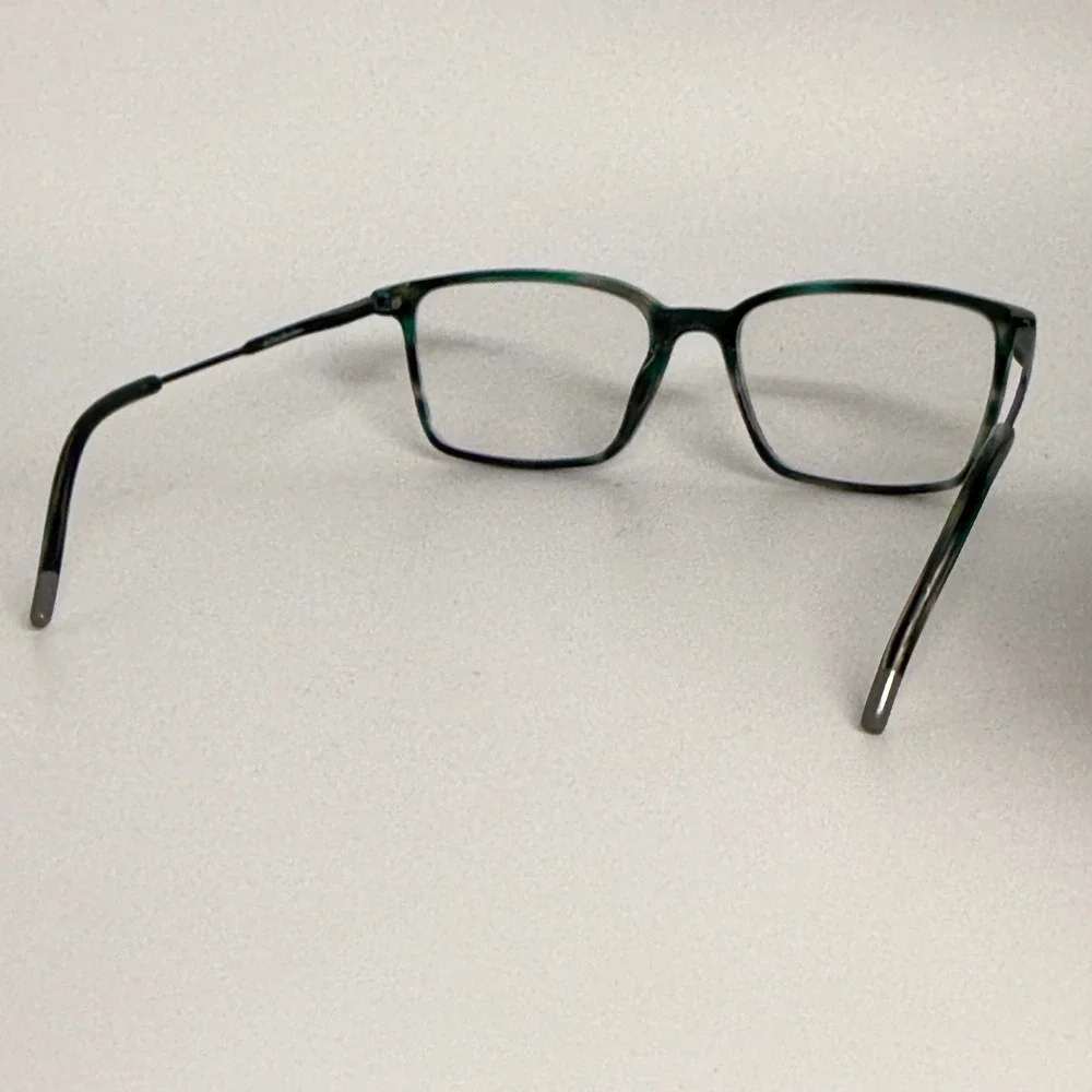 Etnia Barcelona‎ Green Tortoise Eyeglass Frames Rectangular Unisex 22920
